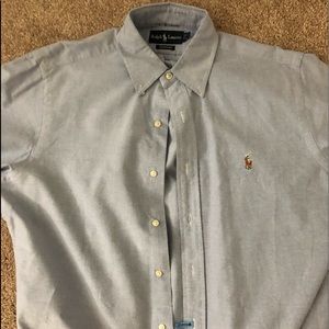 Ralph Lauren blue dress shirt